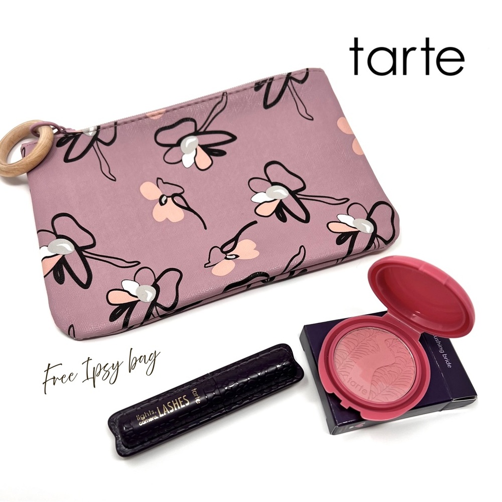 NEW Tarte Duo Lights Camera Lashes Mascara + Blushing Bride Amazonian Clay